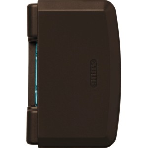 Abus TAS112 Tür-Scharnierseitensicherung in Braun für erhöhte Türsicherheit.