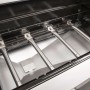 Innenansicht Landmann Gasgrill Rexon PTS 4.1 mit 4 Edelstahl-Brennern.