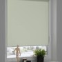 Schöner Wohnen Tageslicht-Rollo Tizia, 45x150 cm, Grün im Fenster mit Dekoration.