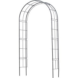 Nature Metallrosenbogen Runde Form 229 x 113 x 38 cm