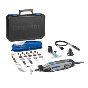 Dremel 4300-3/45 Multifunktionswerkzeug Set mit Zubehör und Koffer.