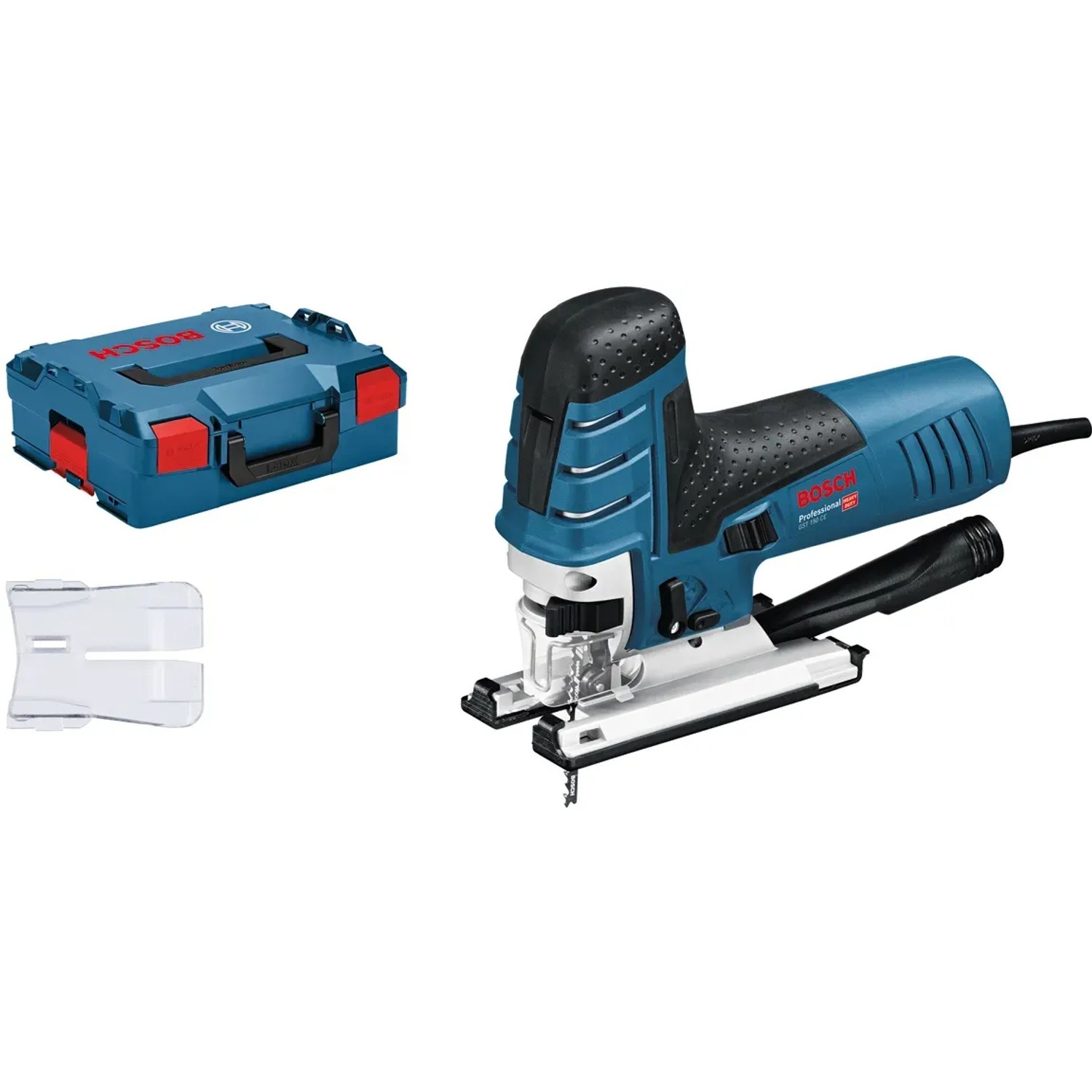Bosch Professional Stichsäge GST 150 CE mit Zubehör und L-Boxx.