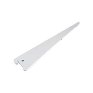 Silberner U-Träger, 37 cm, für Regalböden und Möbelbau, Stahl, belastbar bis 50 kg.