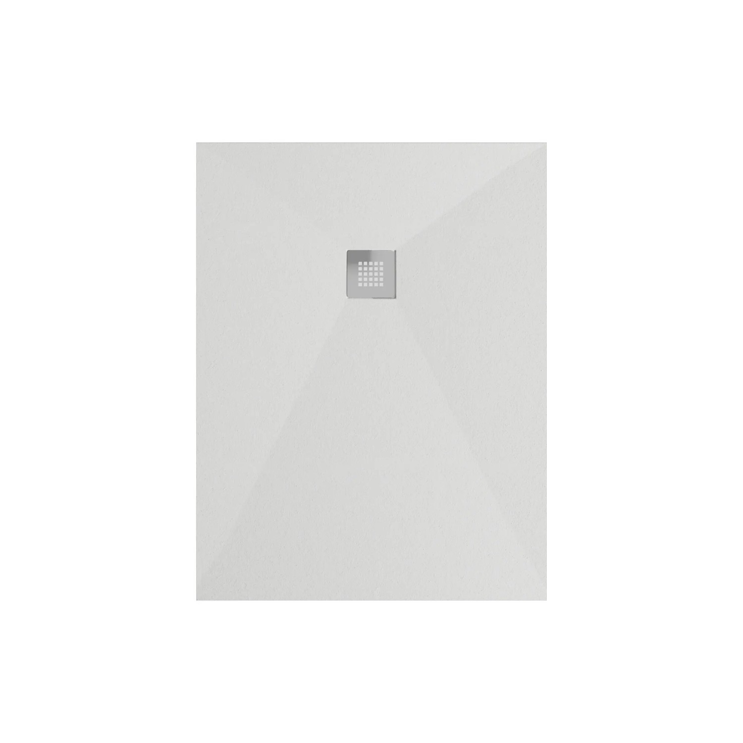 Rechteckige, extraflache Schulte Duschwanne ExpressPlus, 140x100 cm, Mineralguss, weiß.