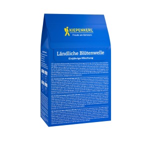 Kiepenkerl Blumenmischung Ländliche Blütenwelle im blauen Karton.