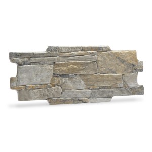 Klimex Verblender Feinsteinzeug UltraStrong Ardennes, grau, 42,5x16cm, für Innen- und Außenbereich.