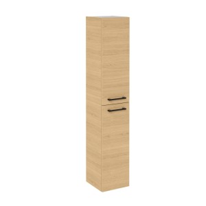 Fackelmann Badmöbel Hochschrank B.Round 30 cm Rechts Sandeiche