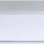 Eckiges Paulmann LED-Panel Abia, 30x30 cm, Chrom matt, für Deckenmontage.