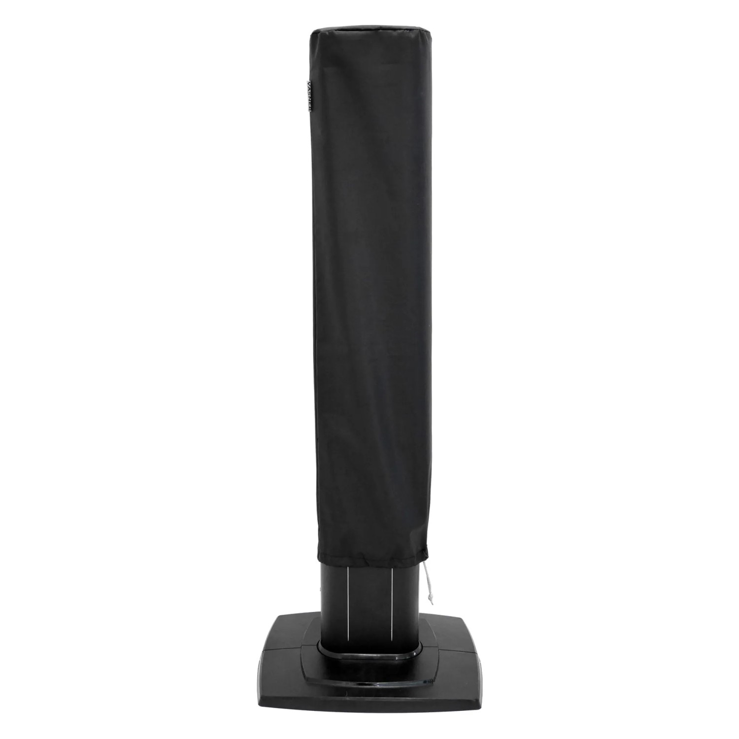 Schwarze Vasner Abdeckhaube AirCape für StandLine Terrassenheizstrahler.
