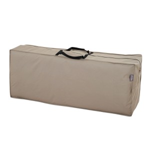 Siena Garden Aufbewahrungstasche Plus, beige, mit Tragegriffen für Kissen und Auflagen.