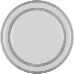 LED-Deckenleuchte Orbis Berlin Silber, Ø 49,2 cm. Runde Lampe in Silber-Weiß für Innenräume.