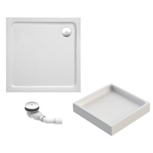 Ottofond Duschwannen-Set Q Quadrat 90 cm x 90 cm Weiß