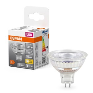 Osram GU5.3 LED Leuchtmittel, 3,8W, warmweiß, mit Verpackung.
