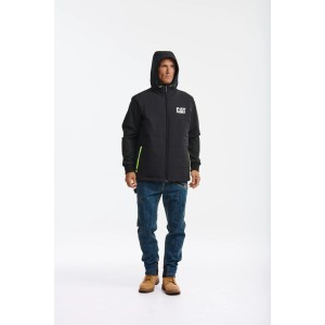 Schwarze Cat Winterjacke Tech Hybrid 2XL für Herren aus der Kategorie Arbeitskleidung.