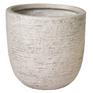 M Collections Pflanzgefäß Utah Egg Pot, Ø 39 cm, Desert-Optik, für Innen- und Außenbereich.