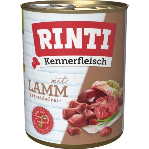 Rinti Hunde-Nassfutter Kennerfleisch Lamm 800 g