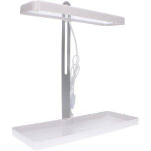 Weiße Unterbauleuchte für Pflanzenwachstum mit LED, 20 W, verstellbare Höhe.