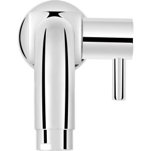 baliv Kaltwasserventil KV-4071 Chrom für Waschbecken, Nahaufnahme.