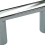 Glänzender Chrom Möbelgriff 1601 aus Metall für Schränke und Schubladen.