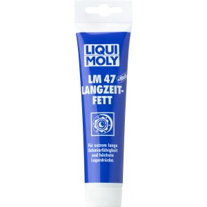 Tube Liqui Moly LM 47 Langzeitfett + MOS2, 100g, für Lack- und Karosseriereparatur.