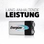 Energizer Max Plus 9V Batterie, Alkali-Batterie für Geräte mit hohem Energiebedarf.