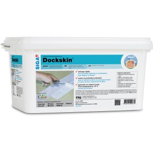 Siga Dockskin Hochleistungsprimer, 4 kg Gebinde. Dämmstoffzubehör für Untergrundverfestigung.