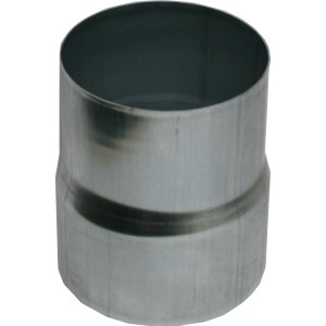 Marley Fallrohrmuffe DN 100 aus Zink zur Verbindung von Fallrohren.