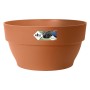 Elho Blumentopfschale Vibia Campana, Ø 34 cm, Terrakotta, ideal für Garten und Balkon.