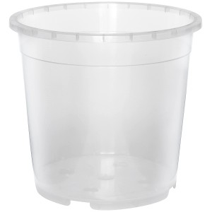 Geli Orchideentopf ca. Ø 15 cm Transparent Klar