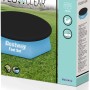 Verpackung der schwarzen Bestway PVC-Abdeckplane für Fast Set Pool Ø 240 cm.