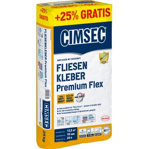Cimsec Fliesenkleber Premium Flex mit Fibre Force 25 kg