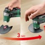 Bosch AdvancedMulti 18V: Akku-Multifunktionsgerät mit Zubehörwechsel in 3 Sekunden.