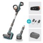Gardena Akku-Multi-Reiniger AquaBrush Universal Set mit Akku, Walzen- und Tellerbürste.