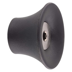 Wagner Wandhaken Hooks4home Tulip Ø 40 mm x 25 mm Schwarz