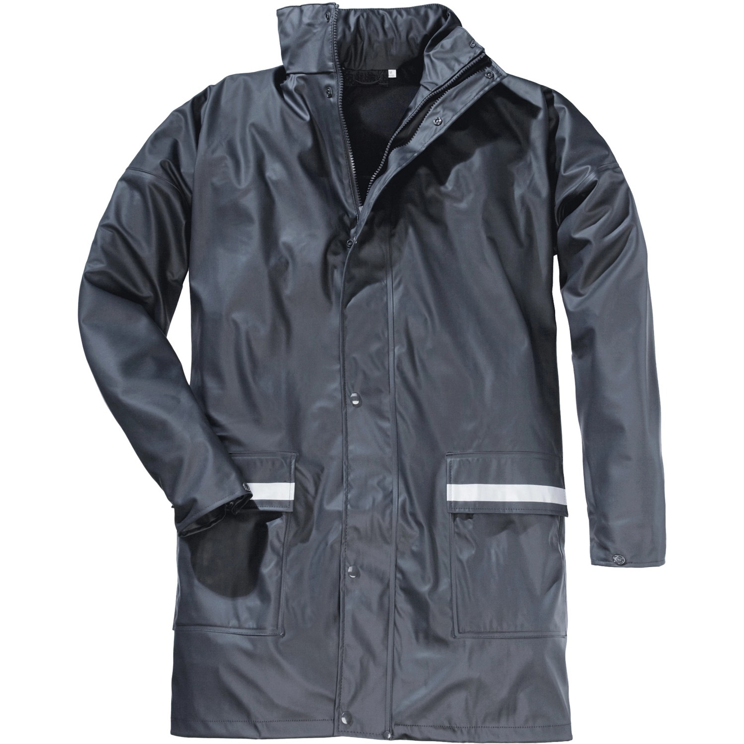 Scheibler workwear PU-Regenjacke mit Reflexstreifen 9013 blau Gr