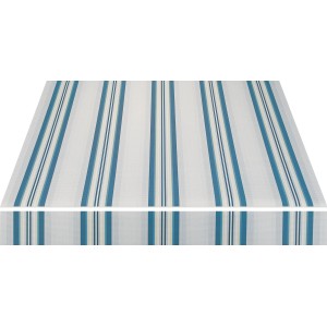 Spettmann Gelenkarmmarkise Star Klassik, 300x200 cm, blau-grau gestreift.