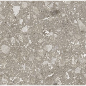 Bodenfliese Feinsteinzeug Taupe, 60x60 cm, matte Steinoptik für Innen- und Außenbereich.