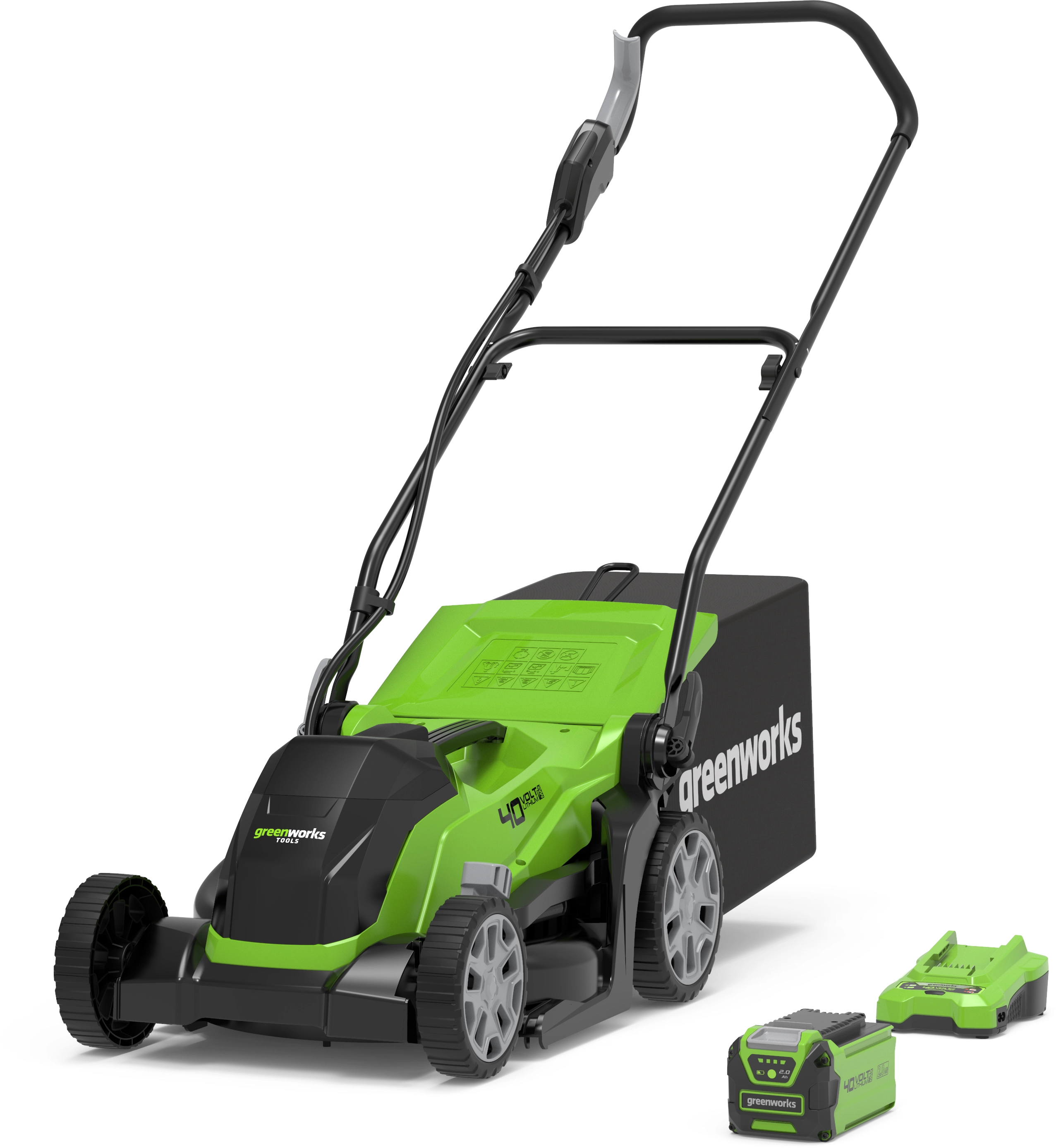 Greenworks AkkuRasenmäherSet G40LM35K2X KIT 40 V kaufen bei OBI
