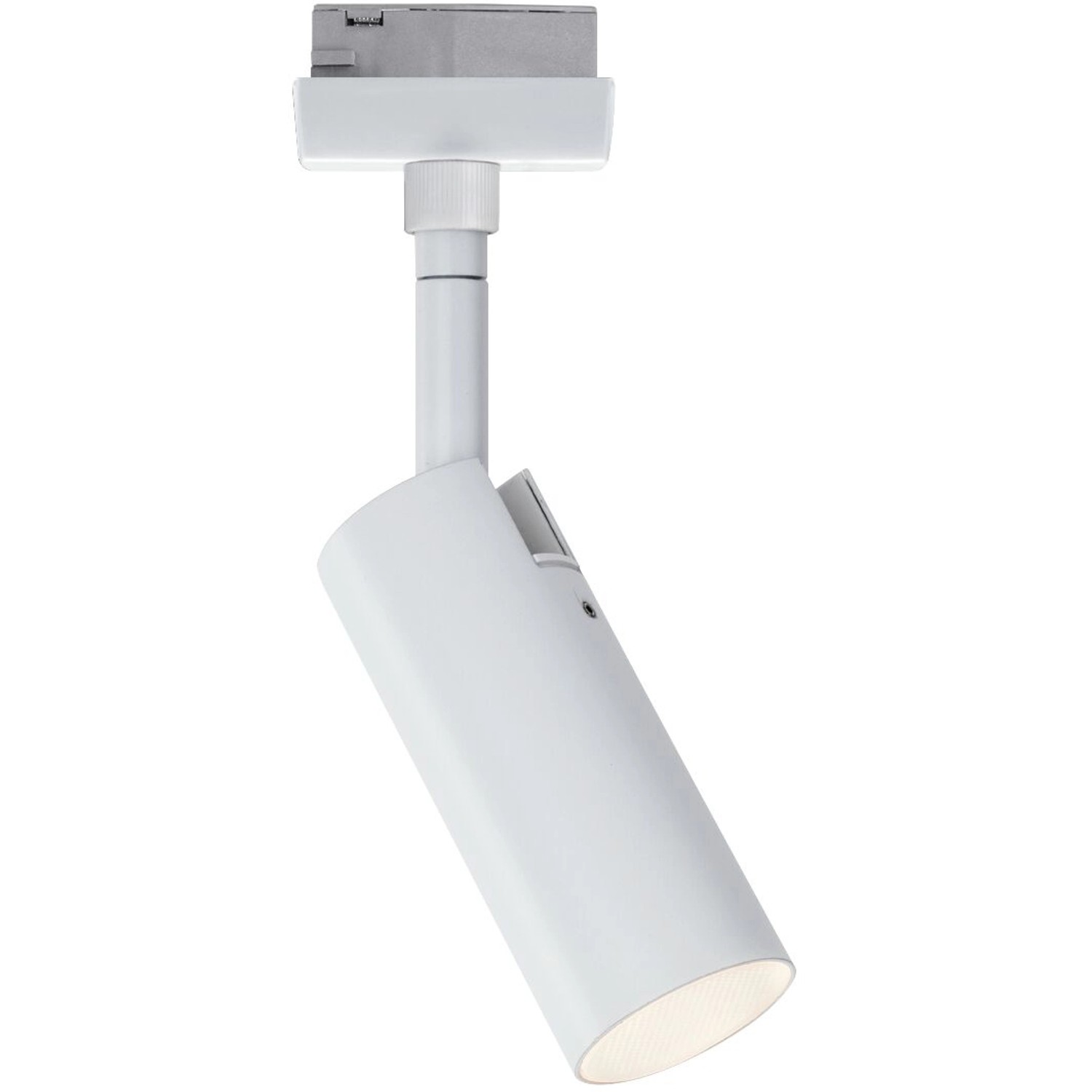 Weißer Paulmann Urail LED Schienenspot Tubo Einzelspot für Schienensysteme.