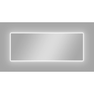 DSK Design LED-Lichtspiegel Silver Rio 180 cm x 70 cm