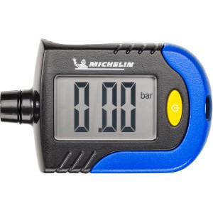 Michelin Reifendruckprüfer mit digitaler Anzeige und Profiltiefenmesser.