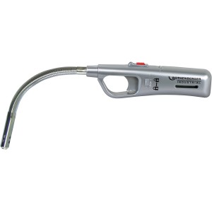 Rothenberger Gasanzünder Schwanenhals, sturmsicher mit Piezo Zündung und Kindersicherung.