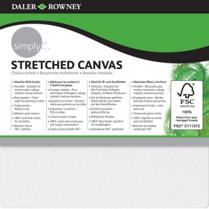 Simply Bespannter Keilrahmen 10 cm x 10 cm FSC®