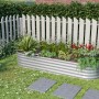 Vitavia Erweiterung Stretched 401 für Hochbeet, 80x40cm, im Garten mit Bepflanzung.