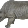 Detailreiche Deko-Figur Nashorn, 30 cm, aus Polyresin für Garten & Haus.