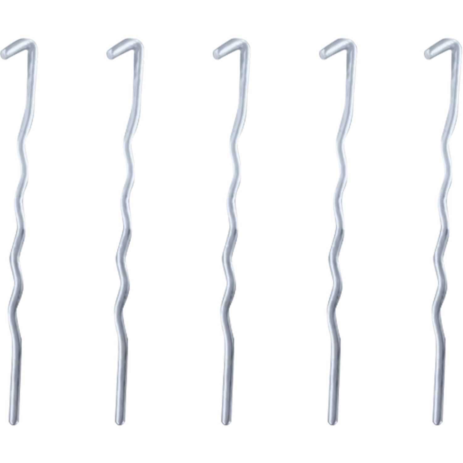 Erdanker für Schaukel & Spielplatz, 5er Set, Stahl verzinkt