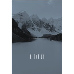 Komar Wandbild Word Lake Steel 50 x 70 cm