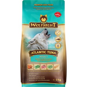 Wolfsblut Atlantic Tuna Hunde-Trockenfutter mit Thunfisch und Meeressalat, 2kg.