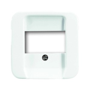 Busch-Jaeger Abdeckung Reflex SI Alpinweiß für Telefonsteckdose, 5,4x5,4 cm.