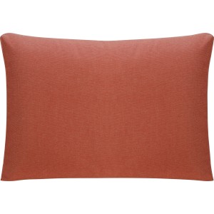 Orangefarbenes Rückenkissen für Brandom Balkonstuhl, Bezug aus Polypropylen.